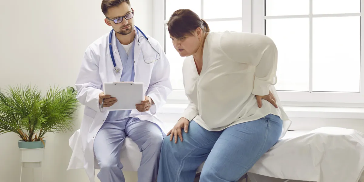 Mammographie chez une femme obèse 