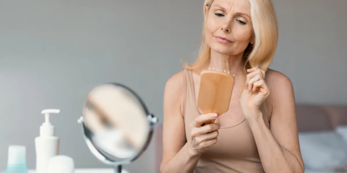 Chute de cheveux après 45 ans