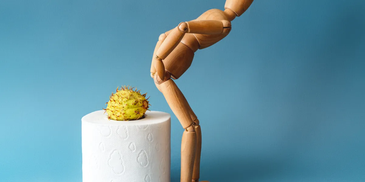 hémorroïdes et papier toilette