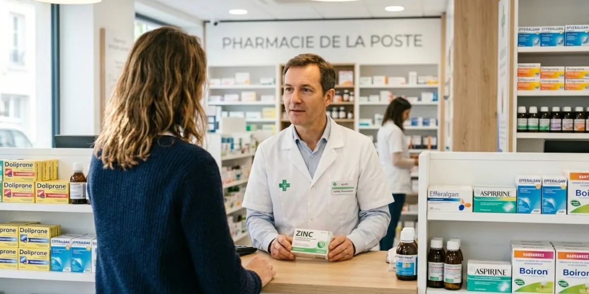  pharmacien qui conseille une patiente