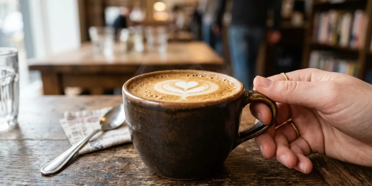 tasse de café en gros plan