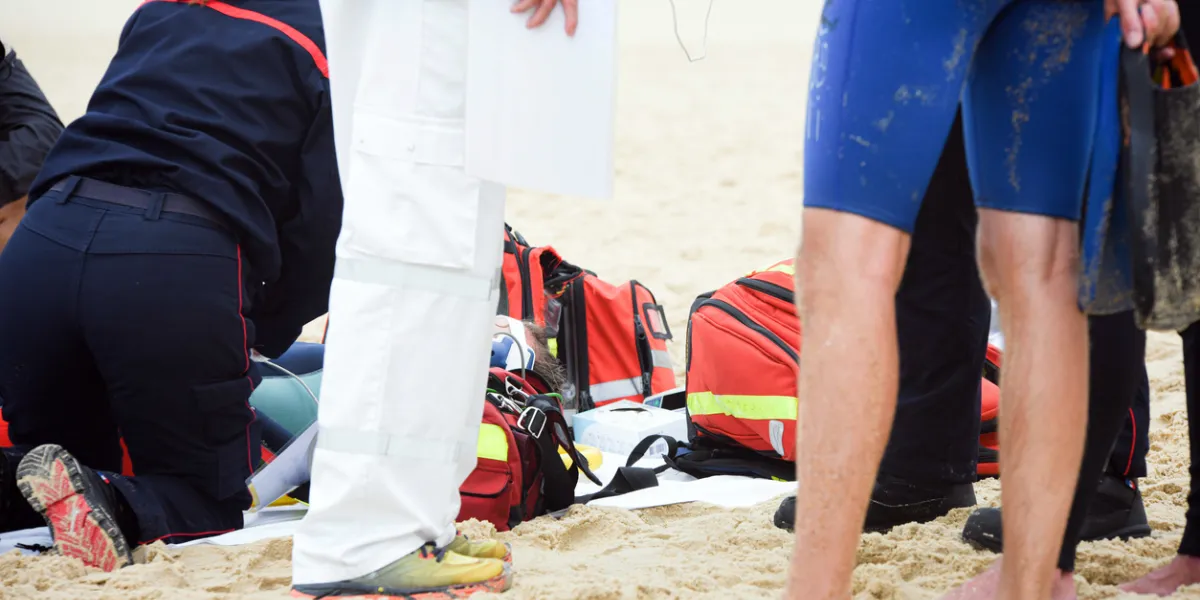 accident bord de mer en Bretagne
