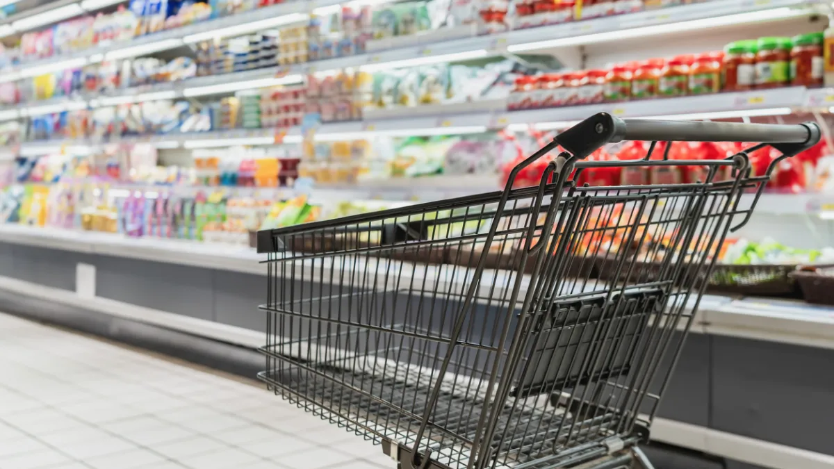 rayon de supermarché
