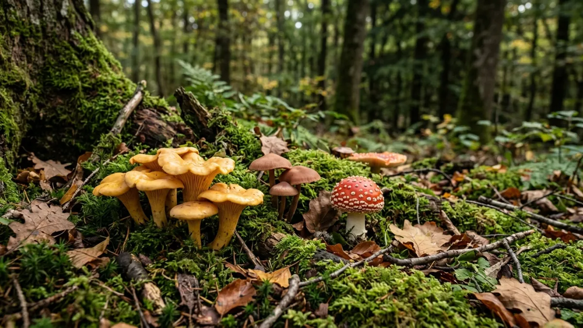 champignons sauvages 