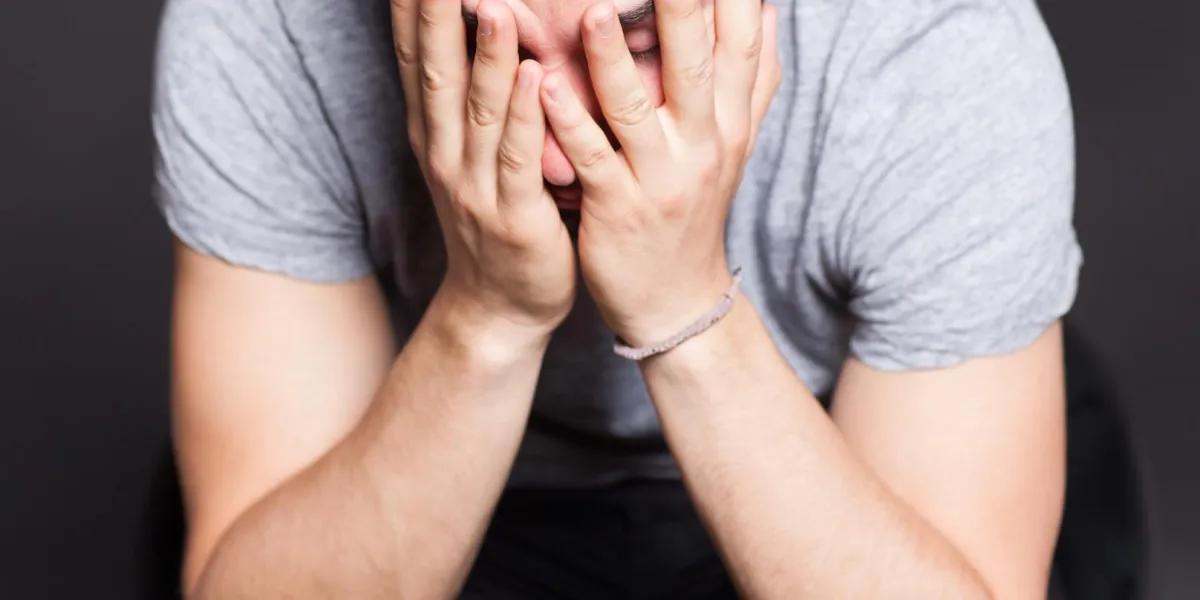 homme avec dépression