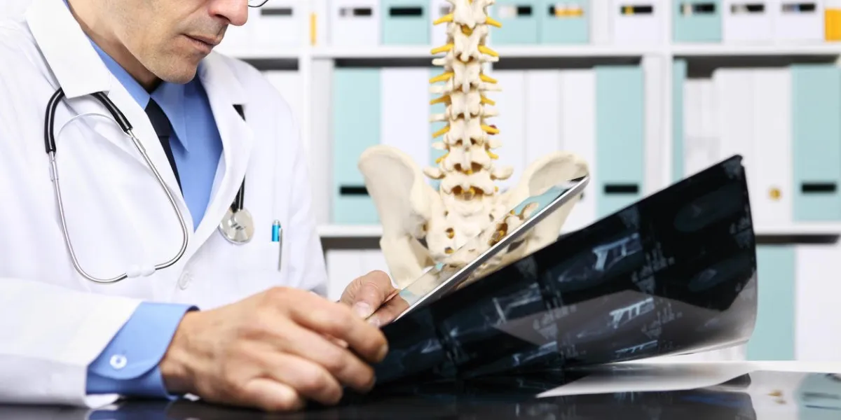 radiologue, docteur, vérification, xray, healthcare, médical, et, radiologie, concept