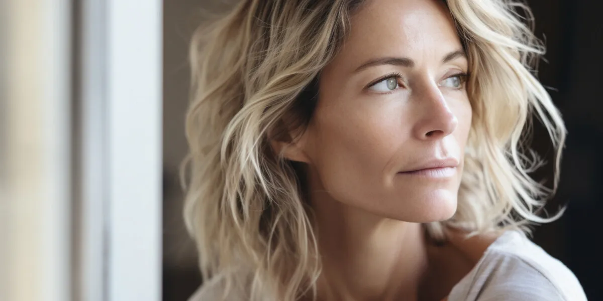 a sad woman - depression, stress, axiety and burn out theme