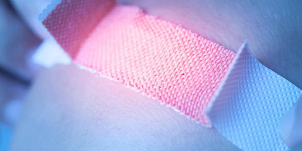 appliquer un bandage adhésif sur le genou