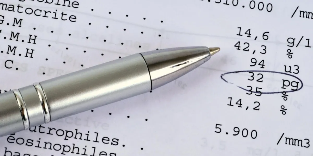 résultats d'analyses de sang