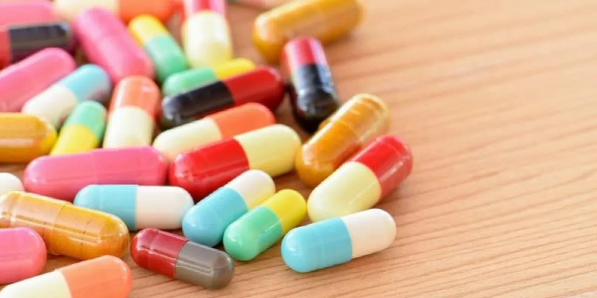 fond de pilules différentes capsules