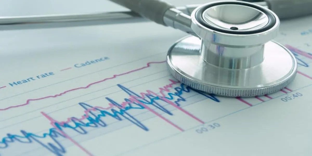 stéthoscope closeup sur fond médical