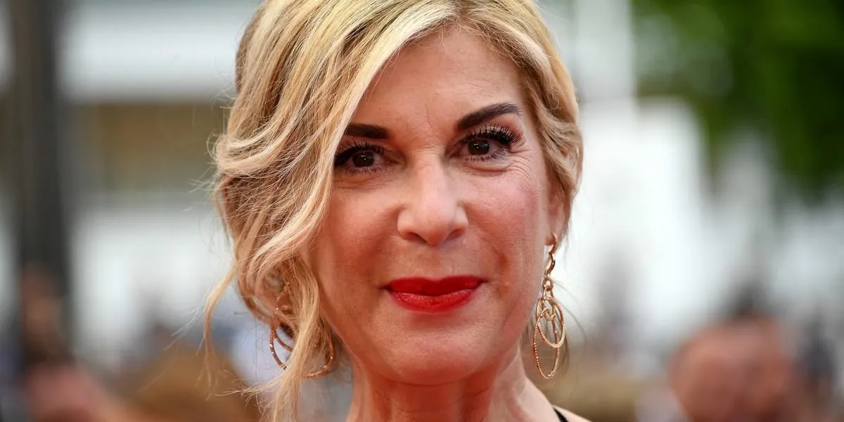 french actress michele laroque arrives on may 22, 2016 for the closing ceremony of the 69th cannes film festival in cannes, southern france   afp photo   anne-christine poujoulat