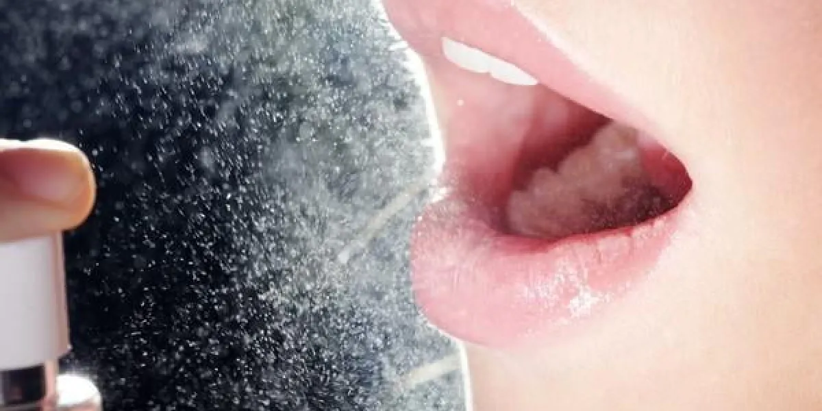 souffle frais, pulvériser contre la mauvaise haleine