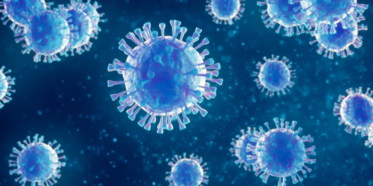 virus 3d illustration