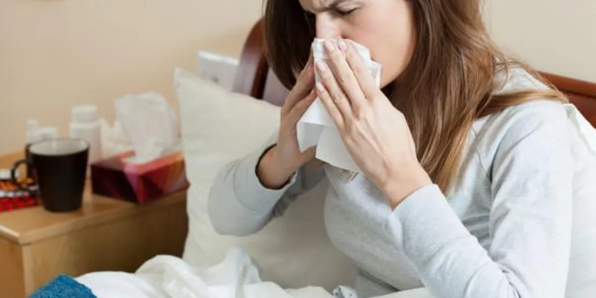 vue de la femme au lit, sensation de froid