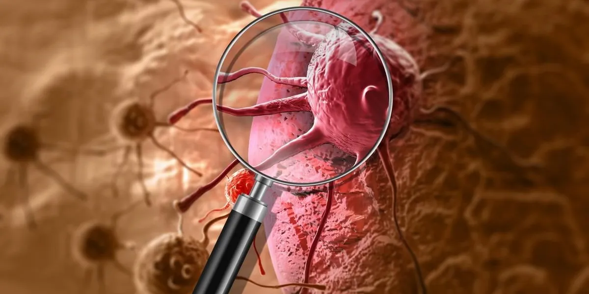 cancer cell made in 3d software