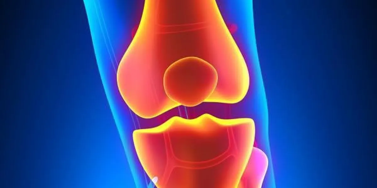 concept de douleur d'anatomie du genou avec système circulatoire