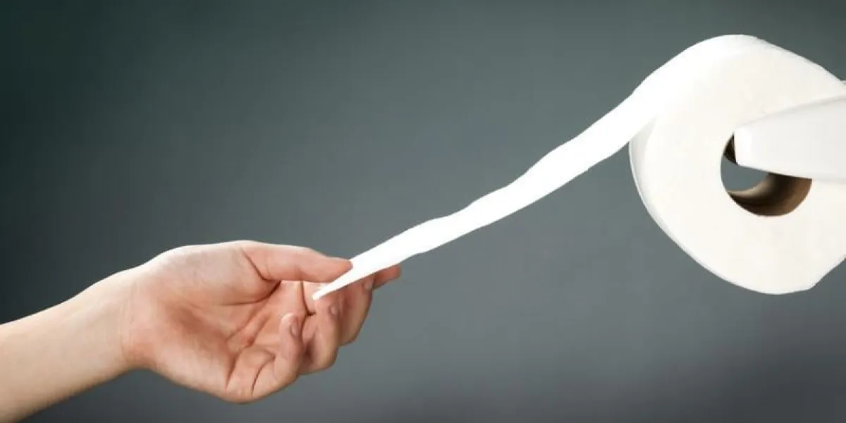 une image de concept de saisir pour le papier de toilette