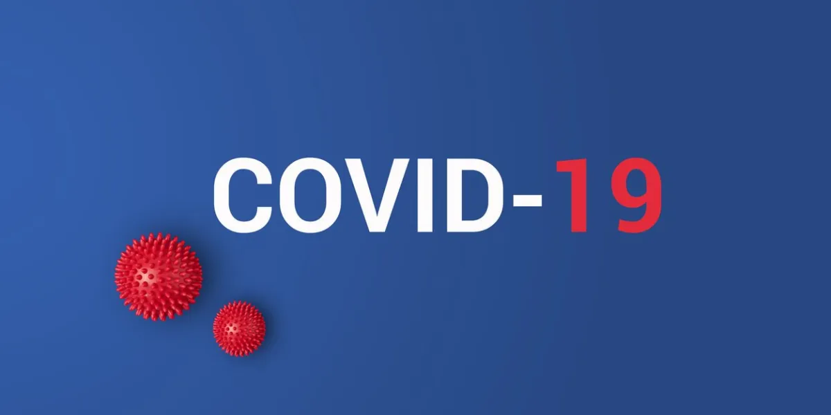 new official coronavirus name adopted by world health organisation is covid-19 inscription covid-19 on blue background