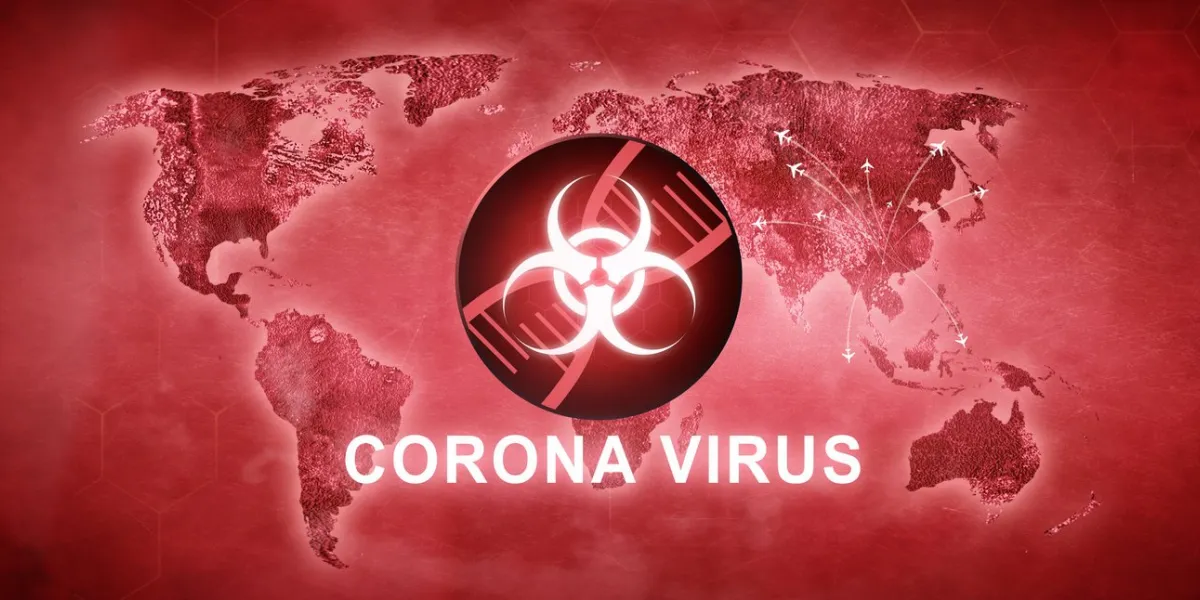 new coronavirus 2019-ncov 3d medical illustration