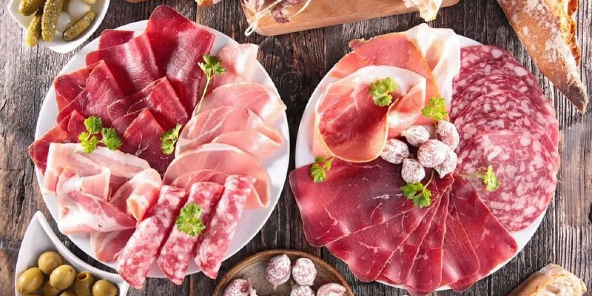 composition de charcuterie