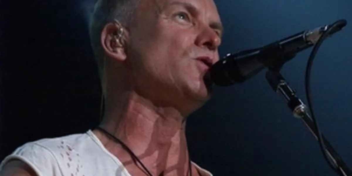 concert de la police à madison square garden - new york le 1er aout