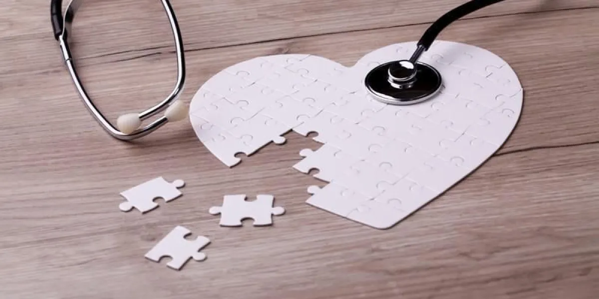 stéthoscope sur puzzle, résoudre le mystère des soins de santé