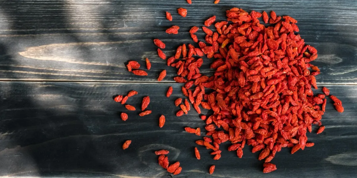 organic dried goji berry, healthy food
