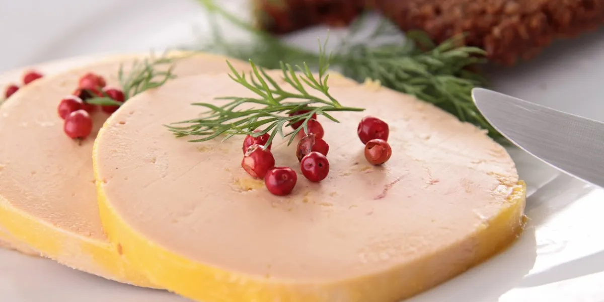 foie gras and pepper