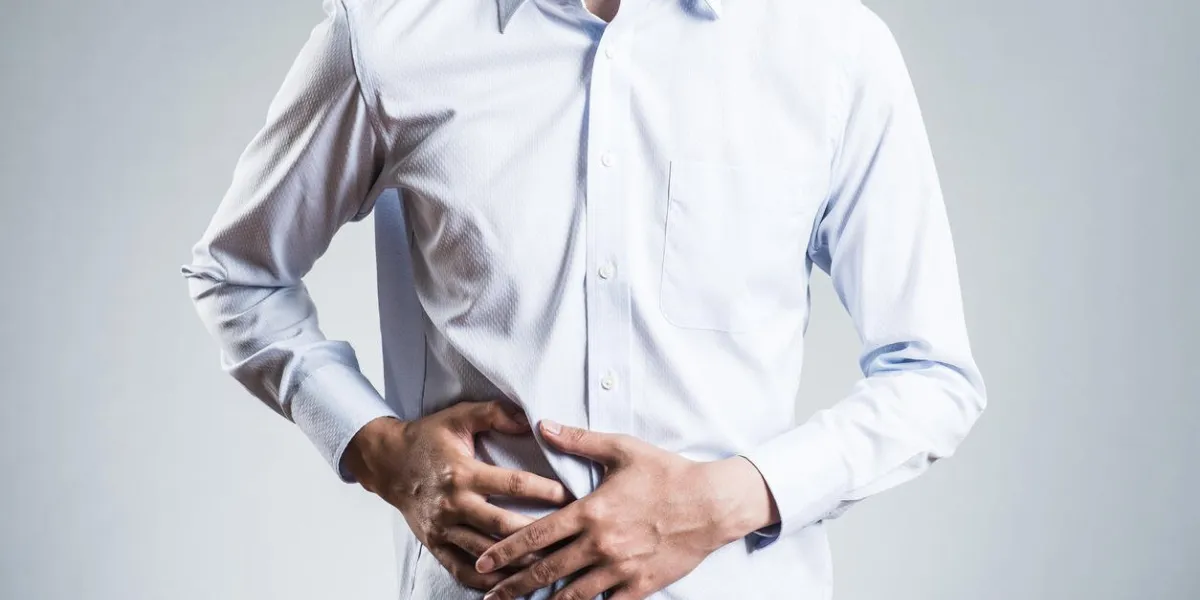 male, abdominal pain