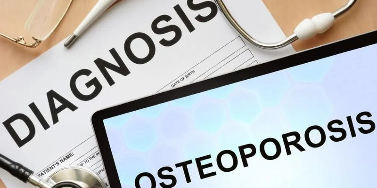 comprimé avec diagnostic ostéoporose et stéthoscope