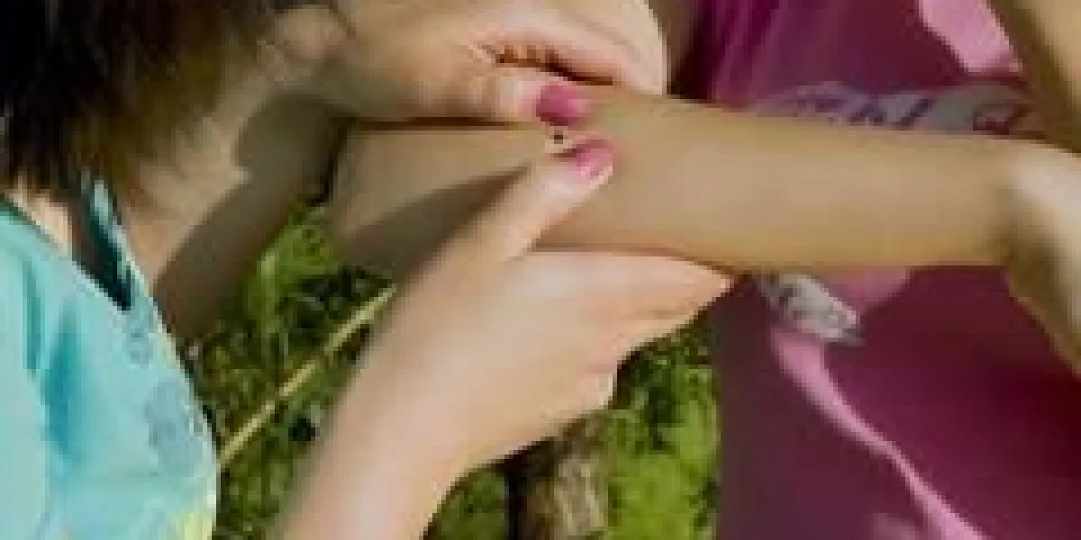 gens, regarder, bois, tique, incorporé, humain, peau