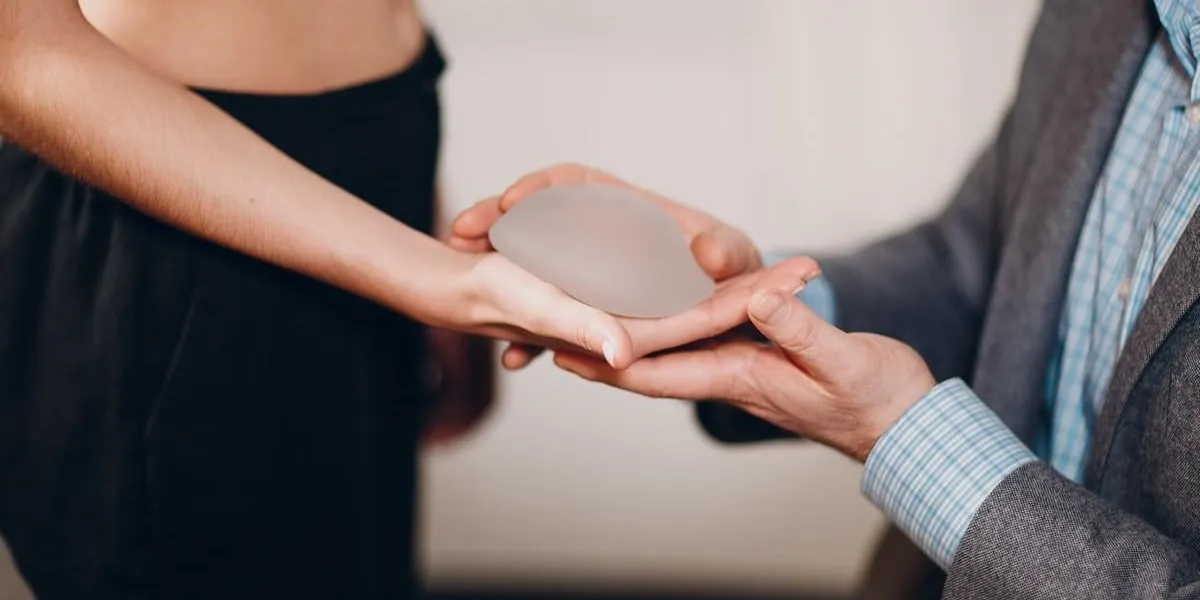 the silicone implants