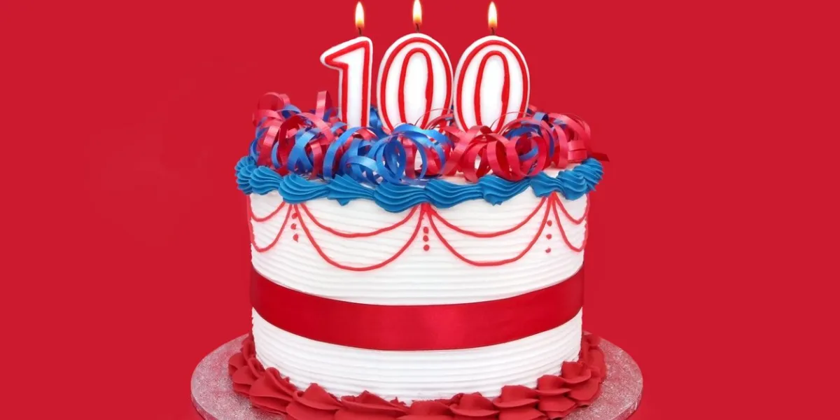 100th cake