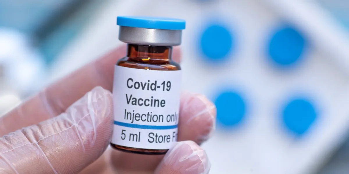 illustrative picture of covid-19 coronavirus vaccine vial