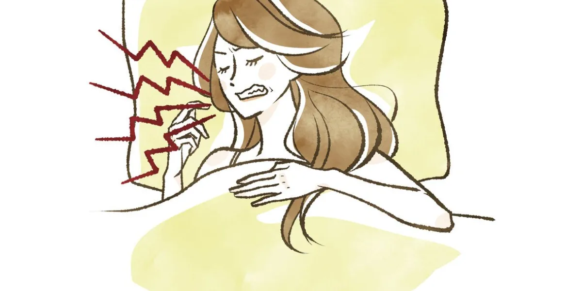 woman bruxism while sleeping