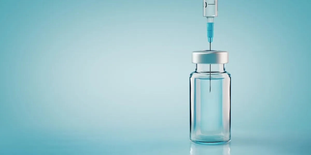 vaccination or drug concept image - panoramic banner