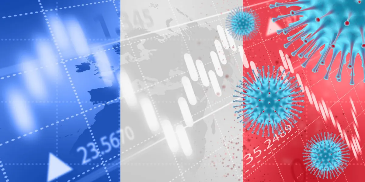 economic impact coronavirus alert - 3d rendering