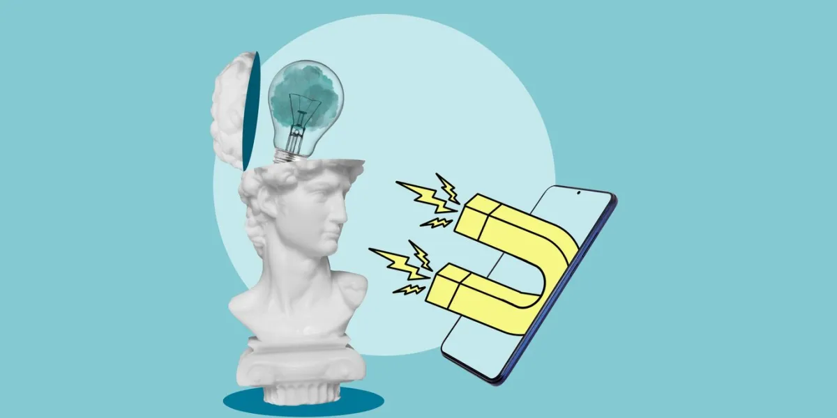 brain rot and social network dependency concept social media rots your brain