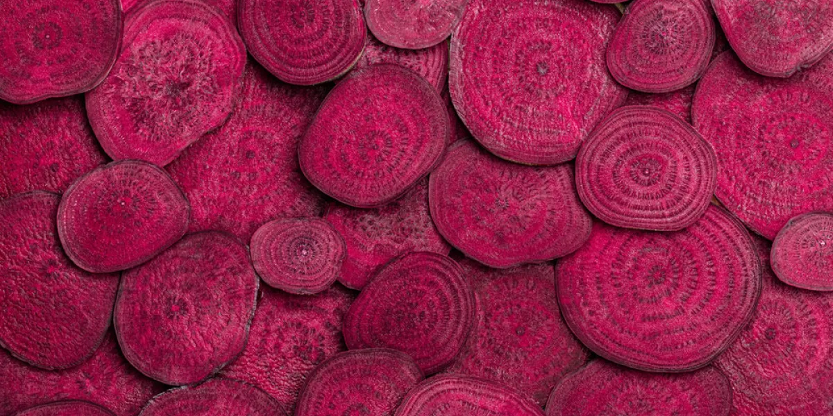 background of heap fresh colorful beetroot slices