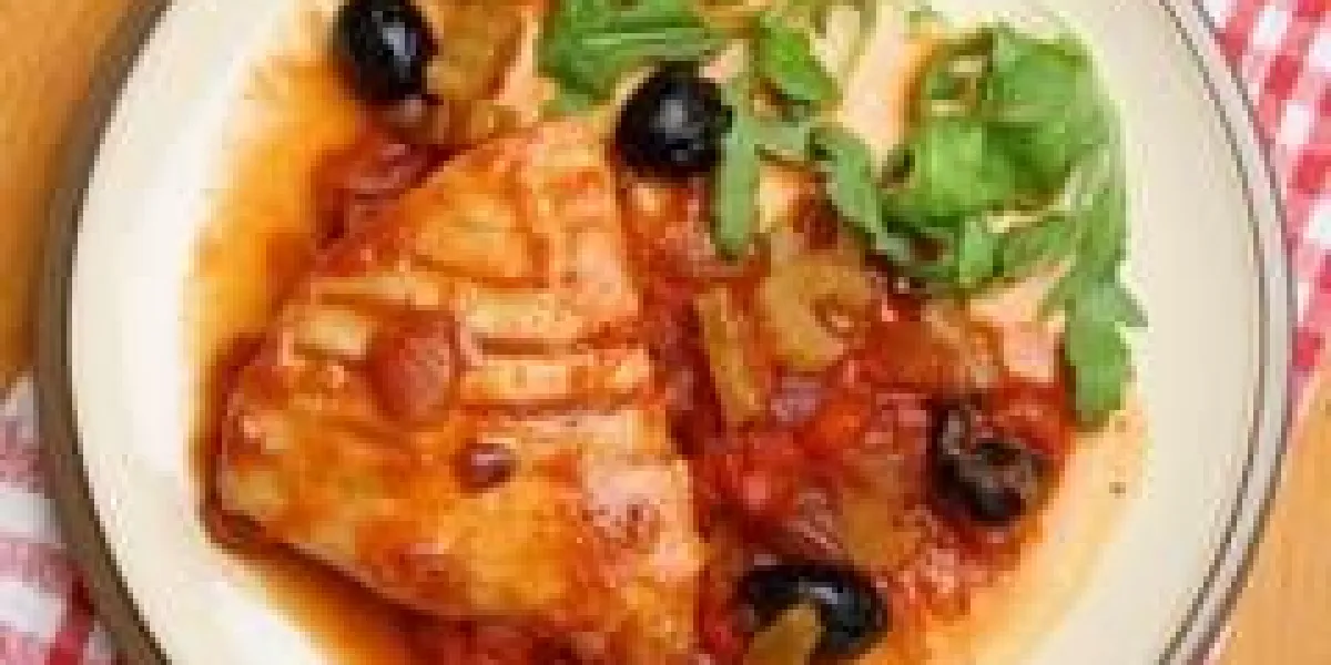 steak de thon poché à la sauce tomate