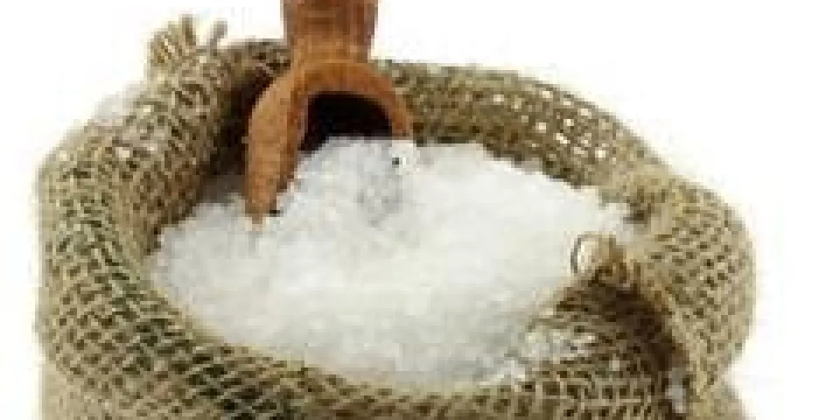 ballotin toile jute gros sel cristaux pelle bois fond blanc